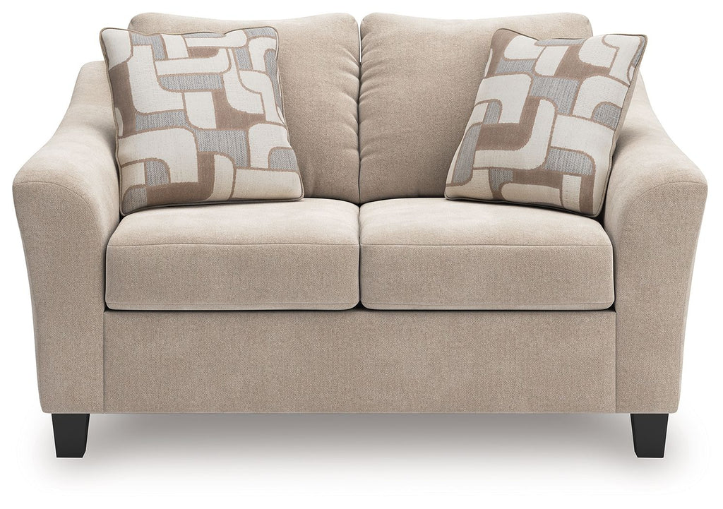 Willarae - Loveseat - Taupe