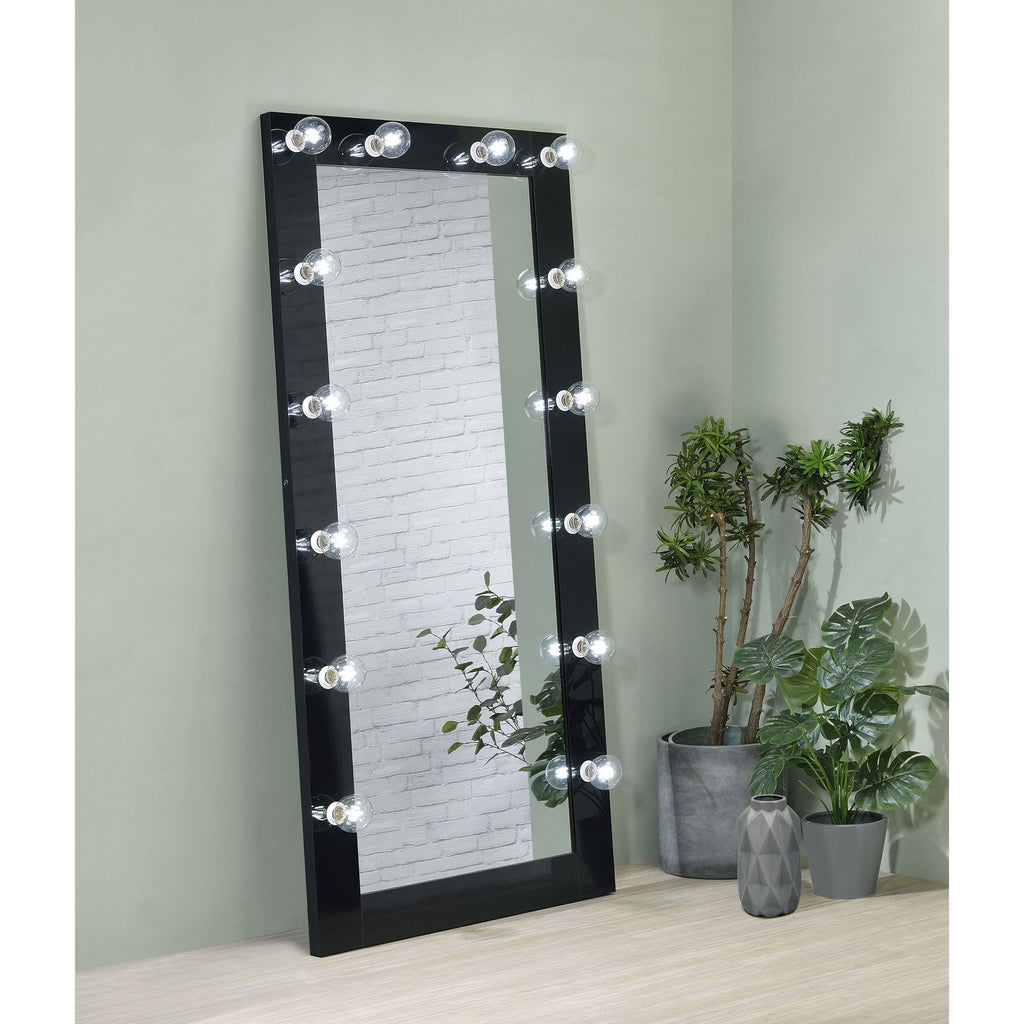 Theron - Floor Mirror With LED Lighting