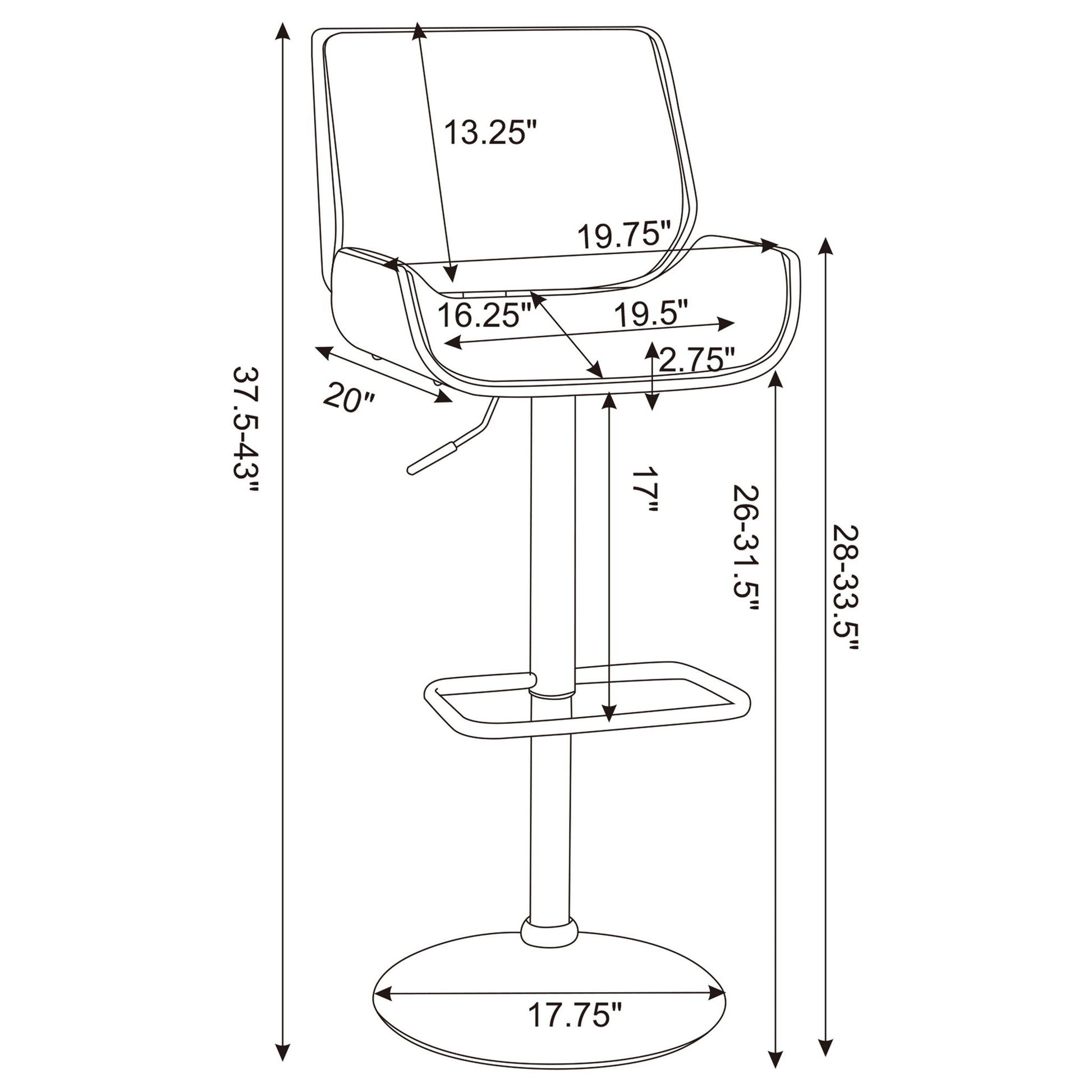Adjustable Bar Stool
