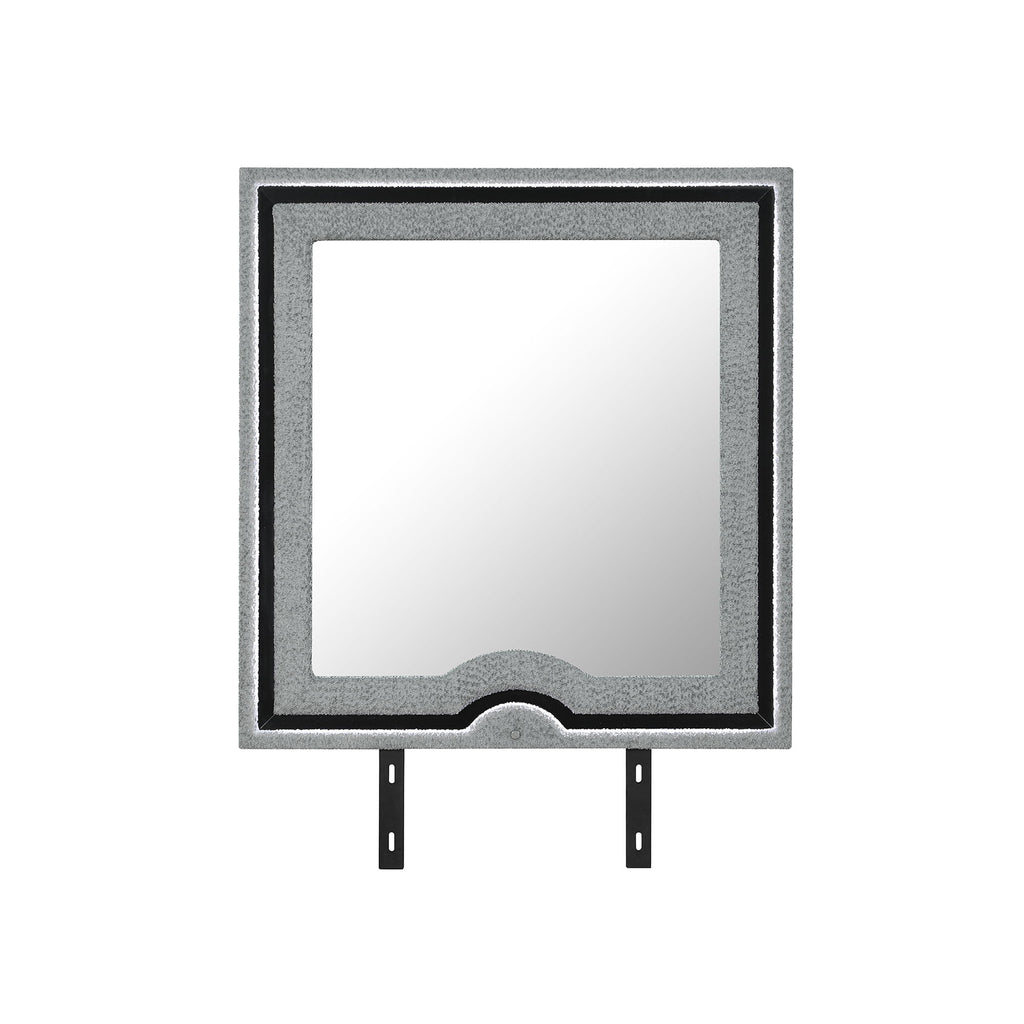 Isaiah - Mirror With Upholstered Frame And LED Lighting