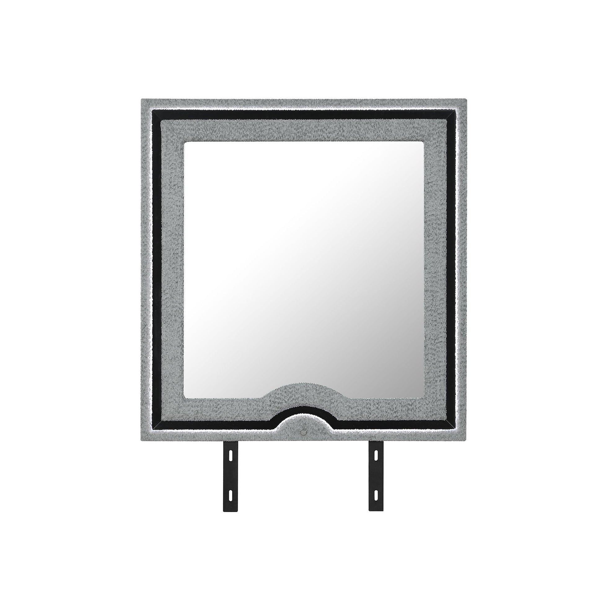 Isaiah - Mirror With Upholstered Frame And LED Lighting