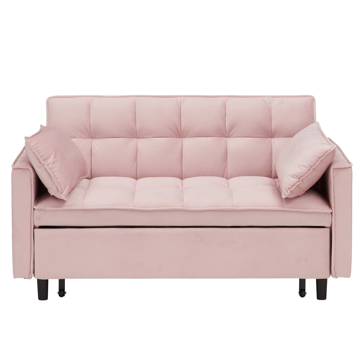 Sofa Bed With Pockets, 3 In 1 Convertible For Living Room