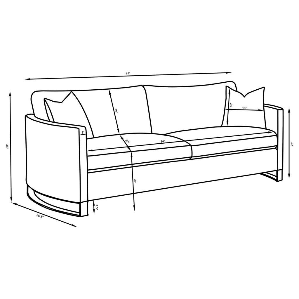 Whittier - Sofa - Camel