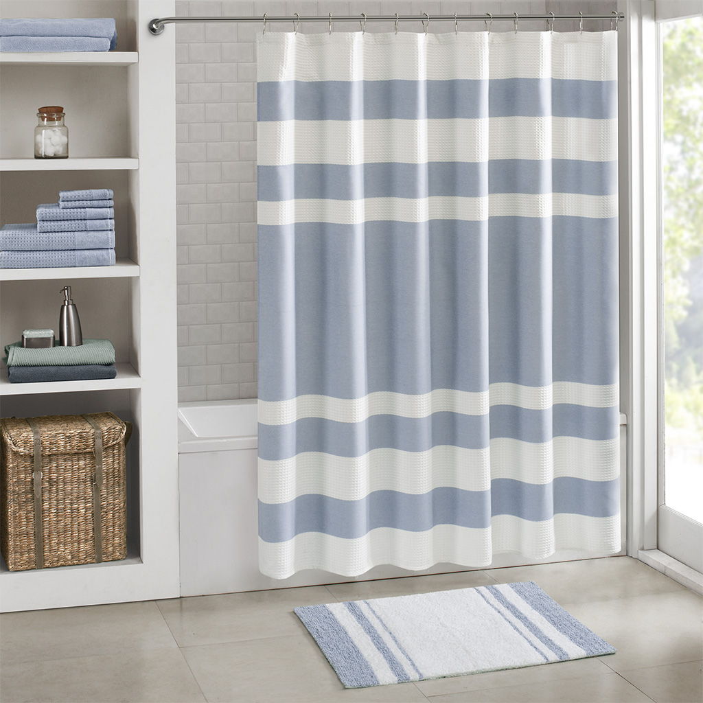 Spa - 20" x 30" Reversible Bath Rug - Blue