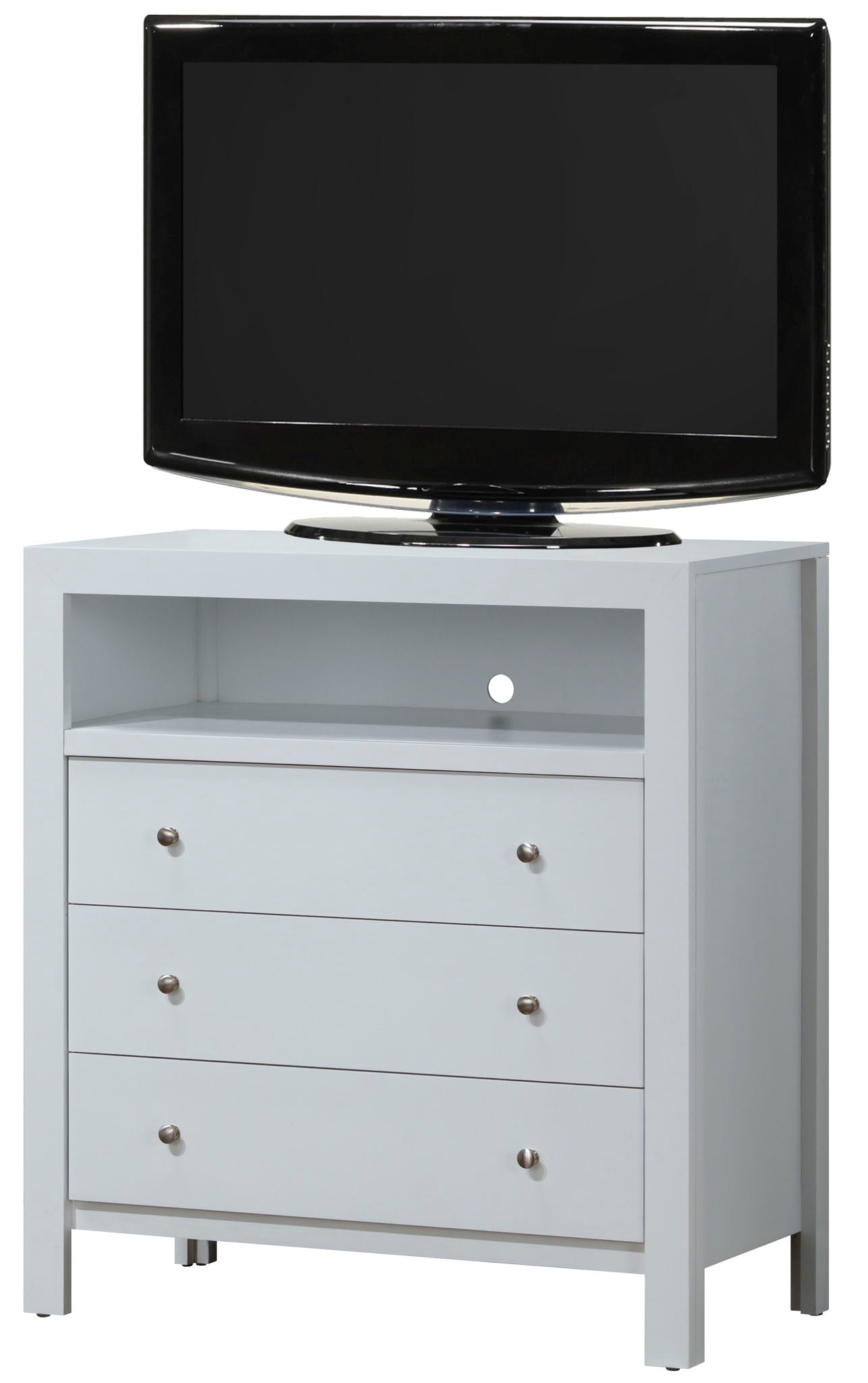 Elegant Transitional Media Chest