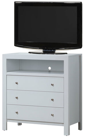 Elegant Transitional Media Chest