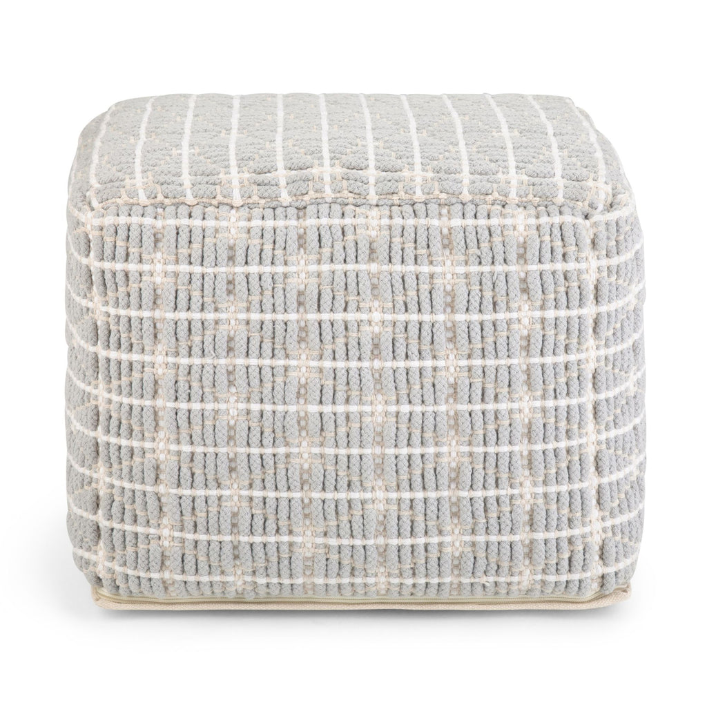 Noreen - Upholstered Square Pouf