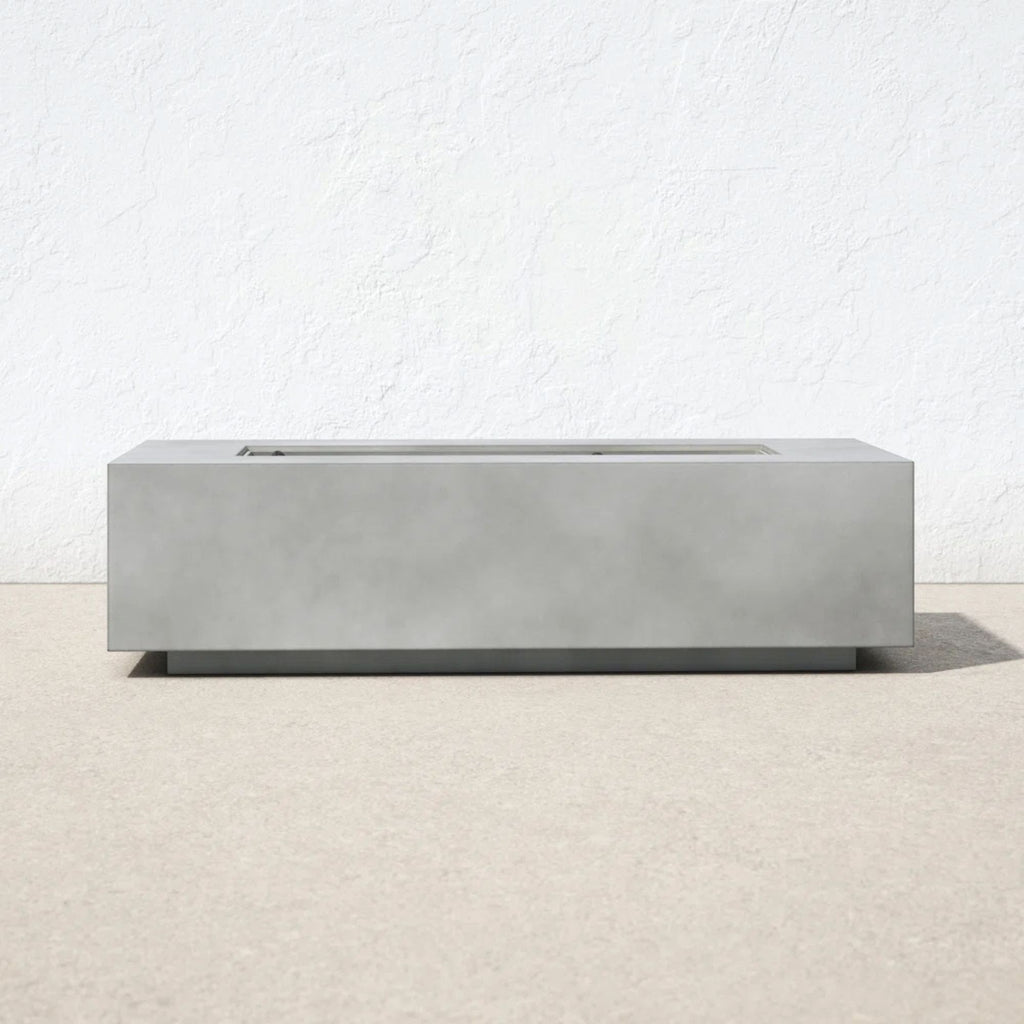 Modern Concrete Design Propane Outdoor Fire Pit Table