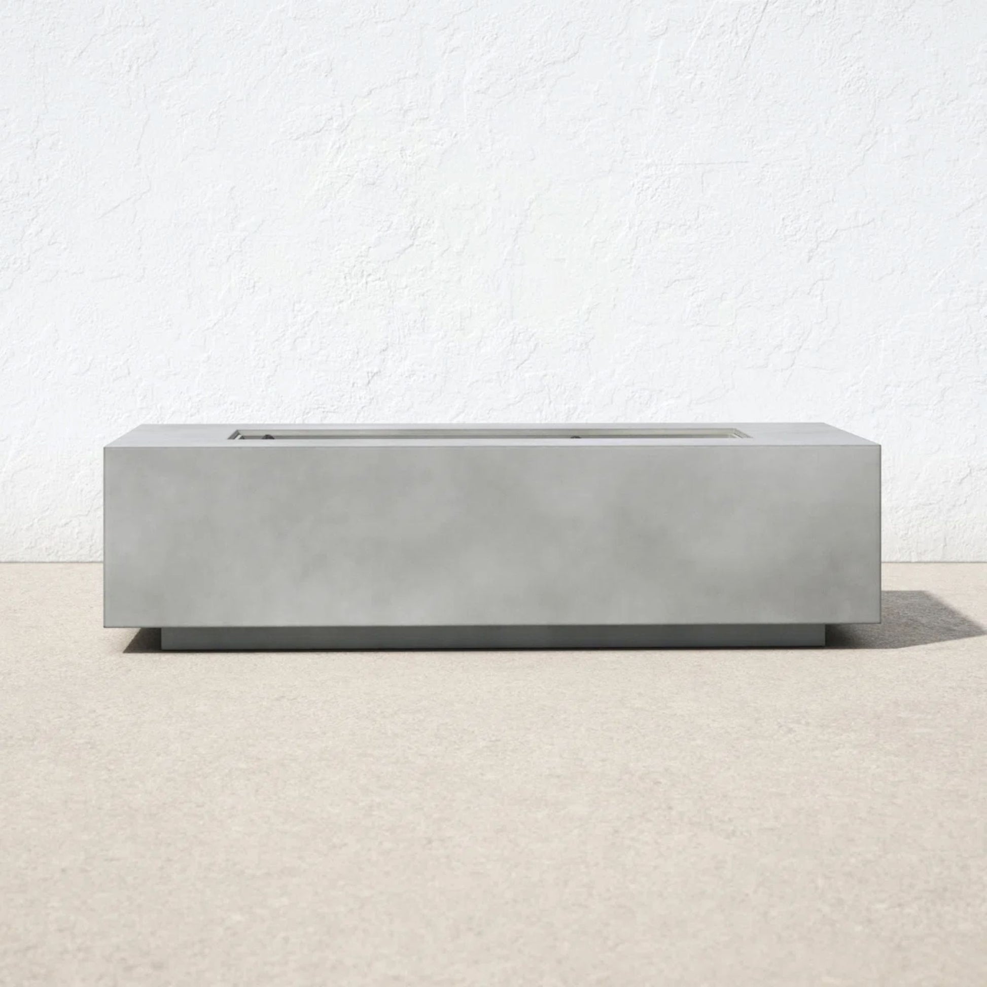 Modern Concrete Design Propane Outdoor Fire Pit Table