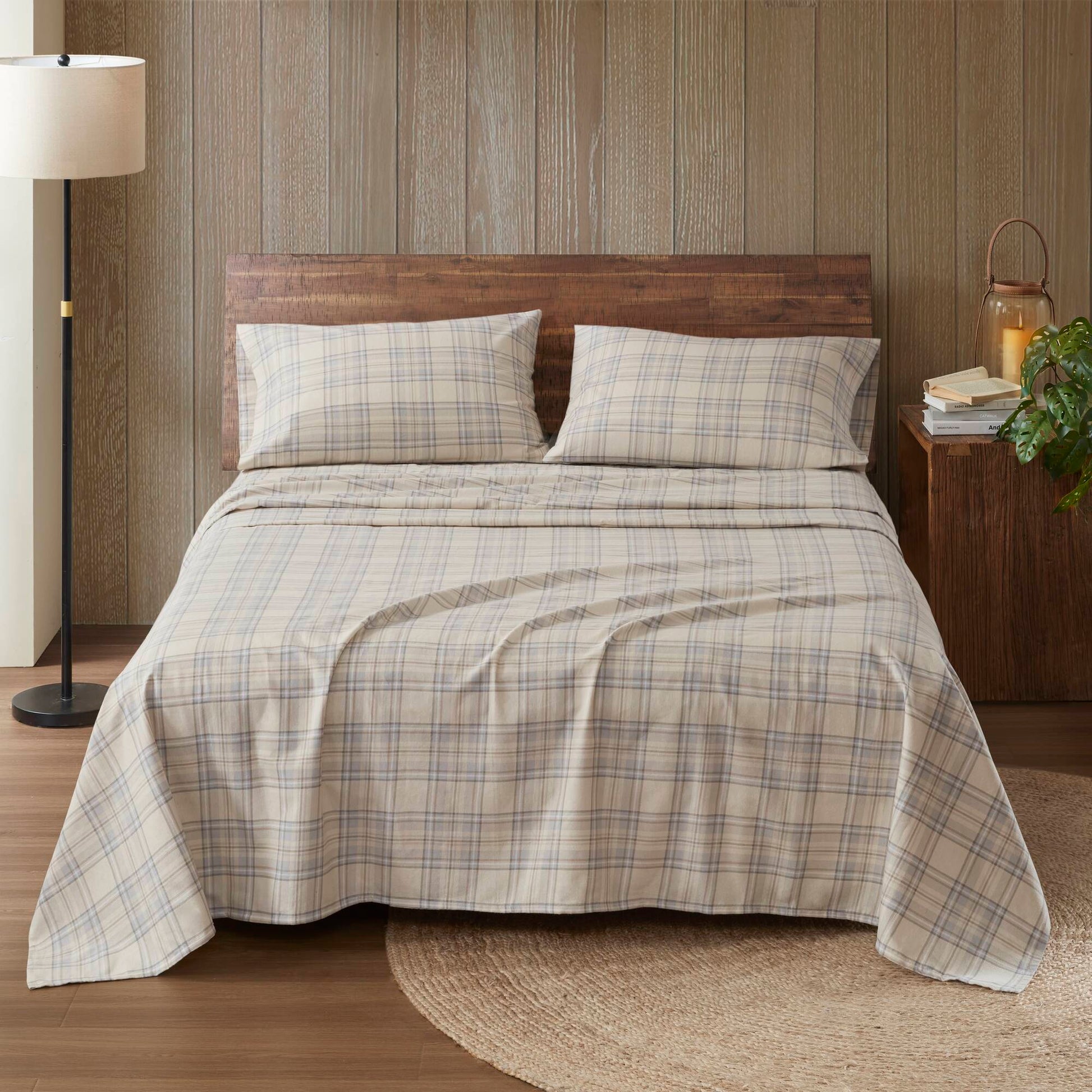 Flannel - Twin 100% Flannel Printed Sheet Set - Andrews
