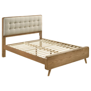Winston - Platform Bed With Upholstered Headboard