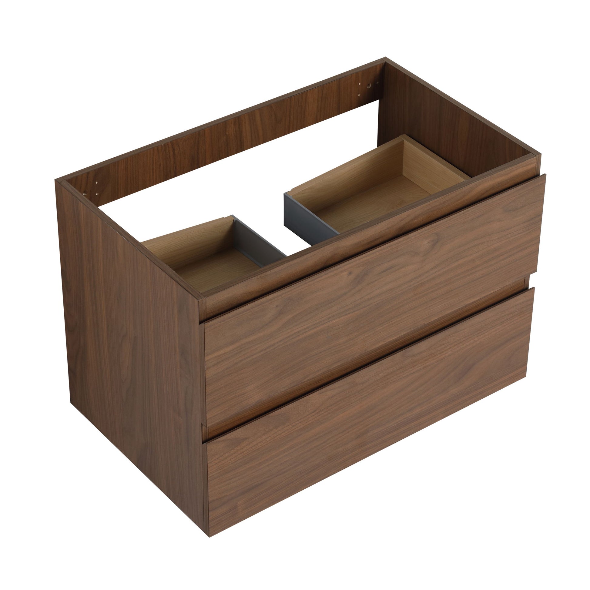 Wall Mounted Bathroom Vanity And Sink, 2 Soft Close Drawers