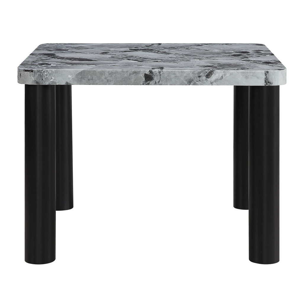 Square Frame Dining Table - Gray