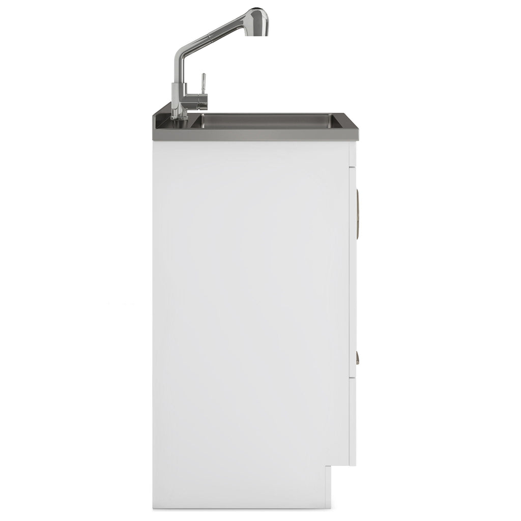 Cardinal - Laundry Cabinet With Faucet And Sink - White