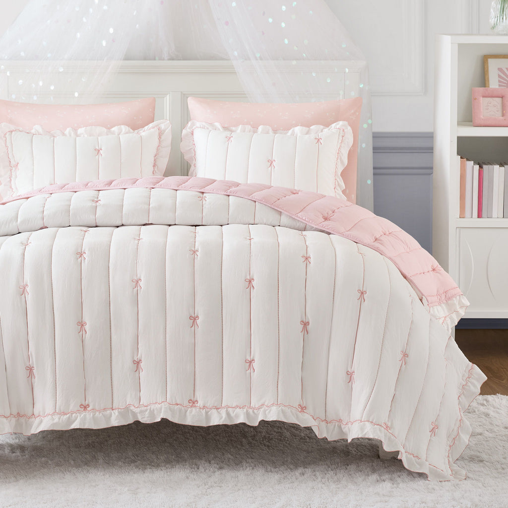 Liv - Quilt Set - Pink