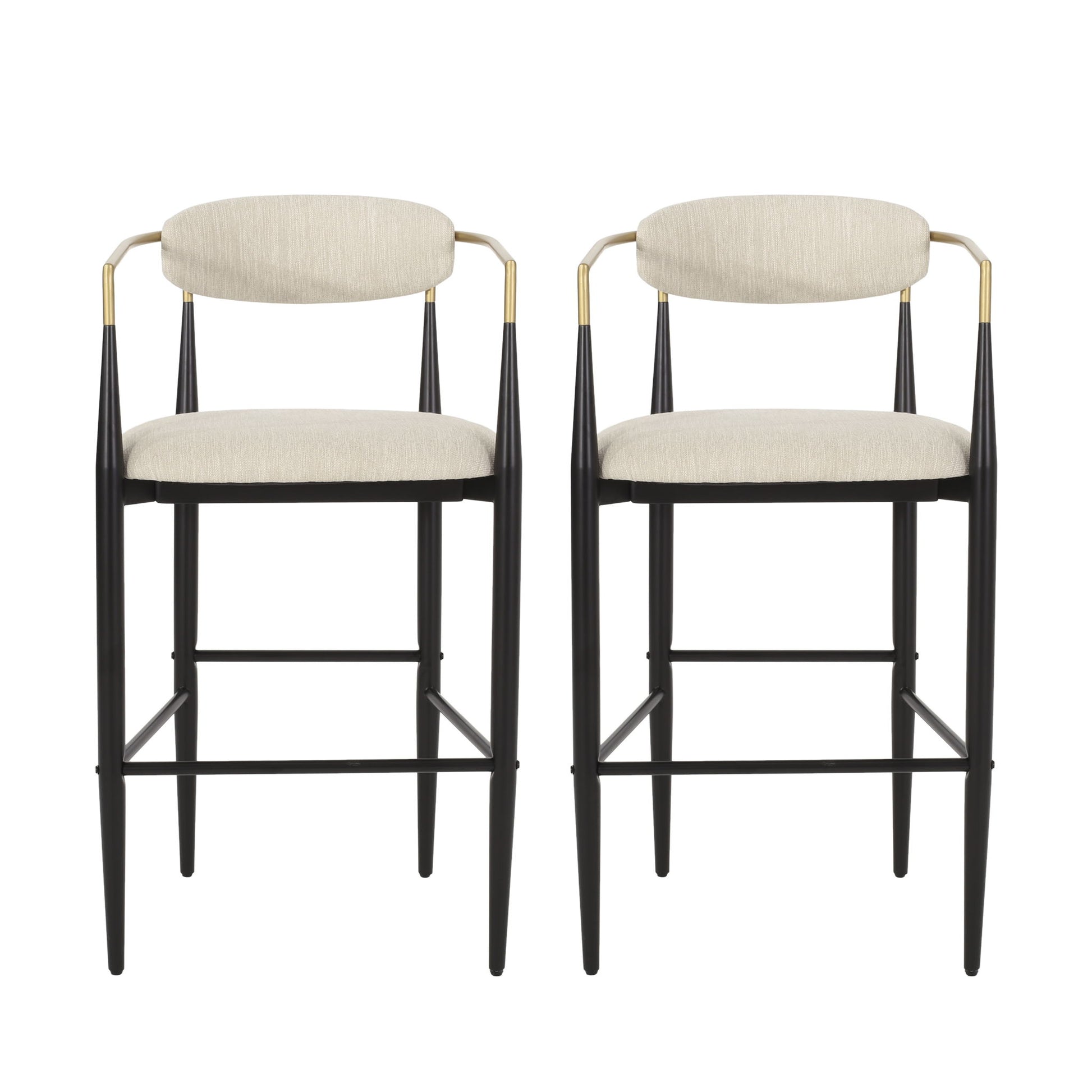 Counter Height Upholstered Barstools (Set of 2)