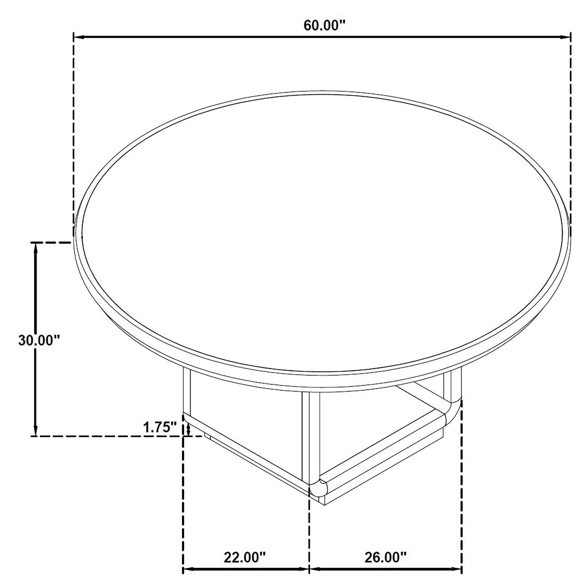 Bangor - Round Dining Table Set With Arm Chairs