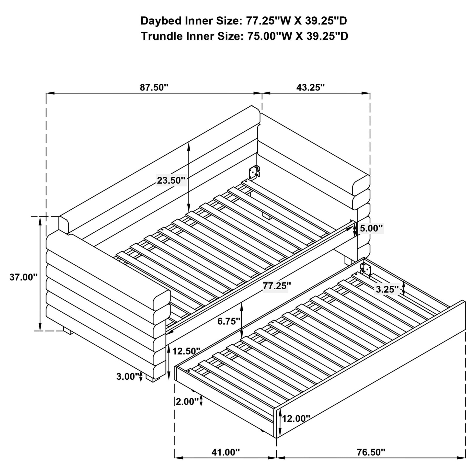 Fandango - Daybed With Trundle