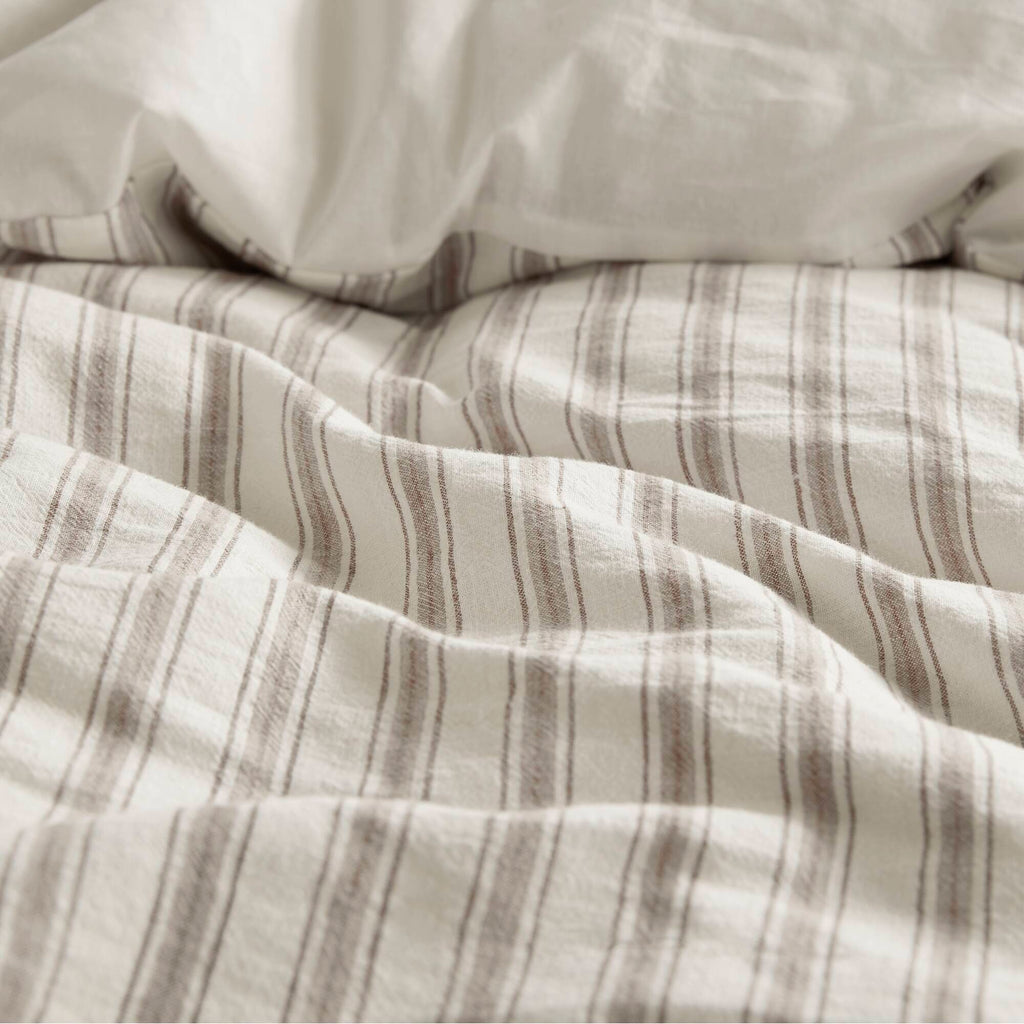 Etta - 3 Piece Queen Duvet Set - Tan