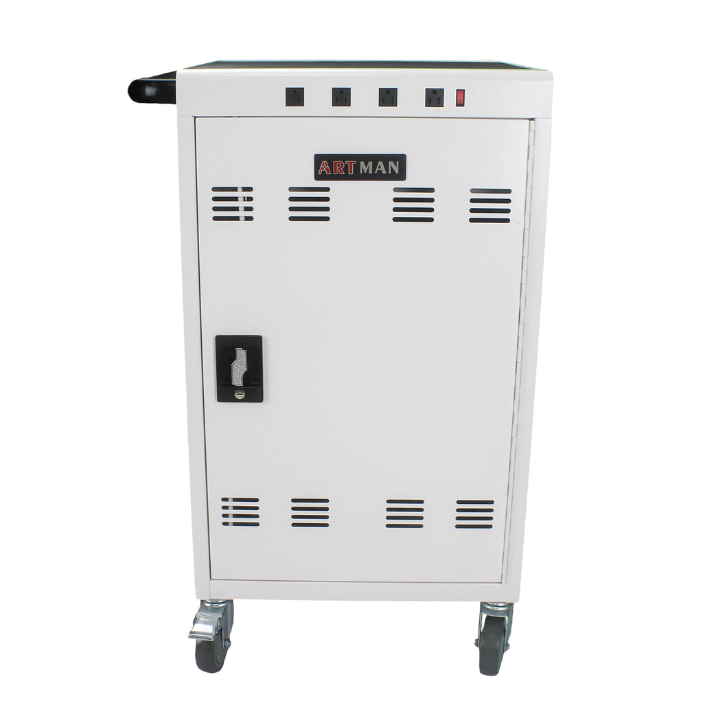 Mobile Charging Cart For Tablets Laptops 35, Device Capacity Matt Metal