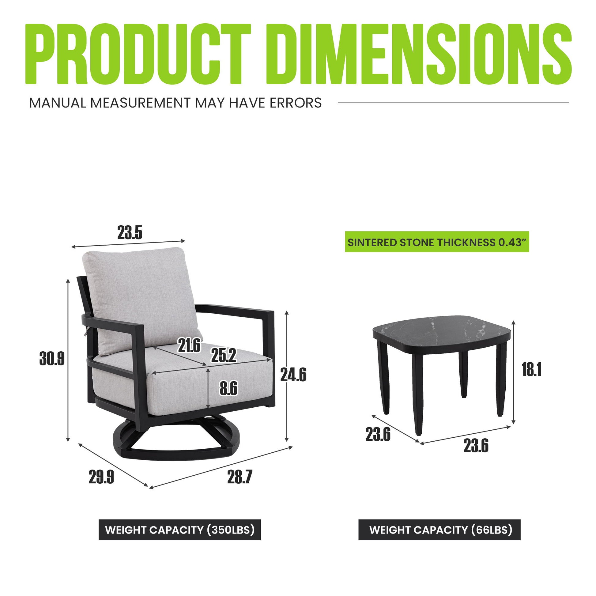 Outdoor Patio Furniture Set