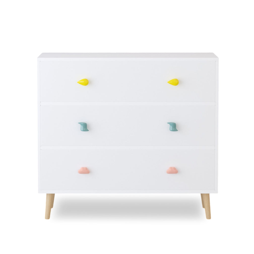 3 Drawer Dresser, Storage Cabinet With Anti Tip Safety