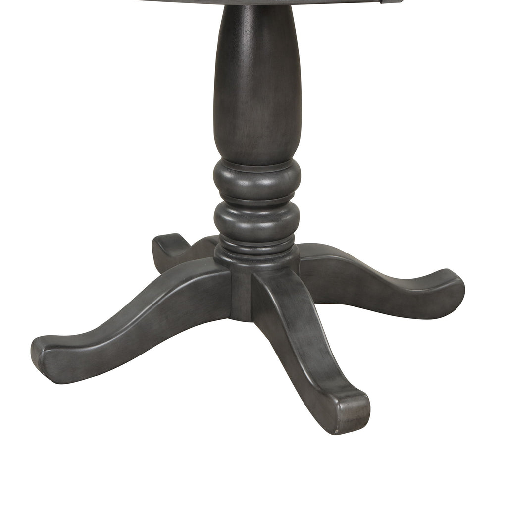 Dining Table - Gray - Faux Marble