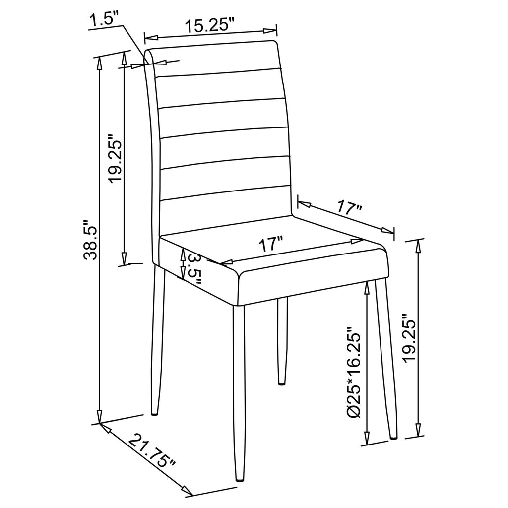 Houseman - Upholstered Dining Side Chair (Set of 4) - White