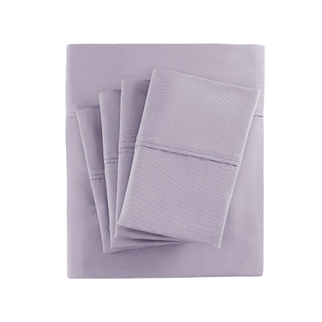 Split King 800 Thread Count Sheet Set - Purple