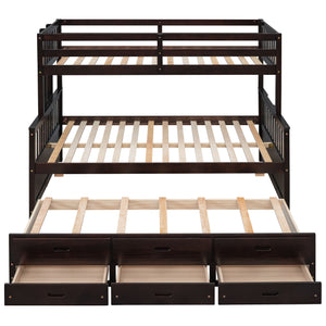 Bunk Bed With Twin Size Trundle And Drawers