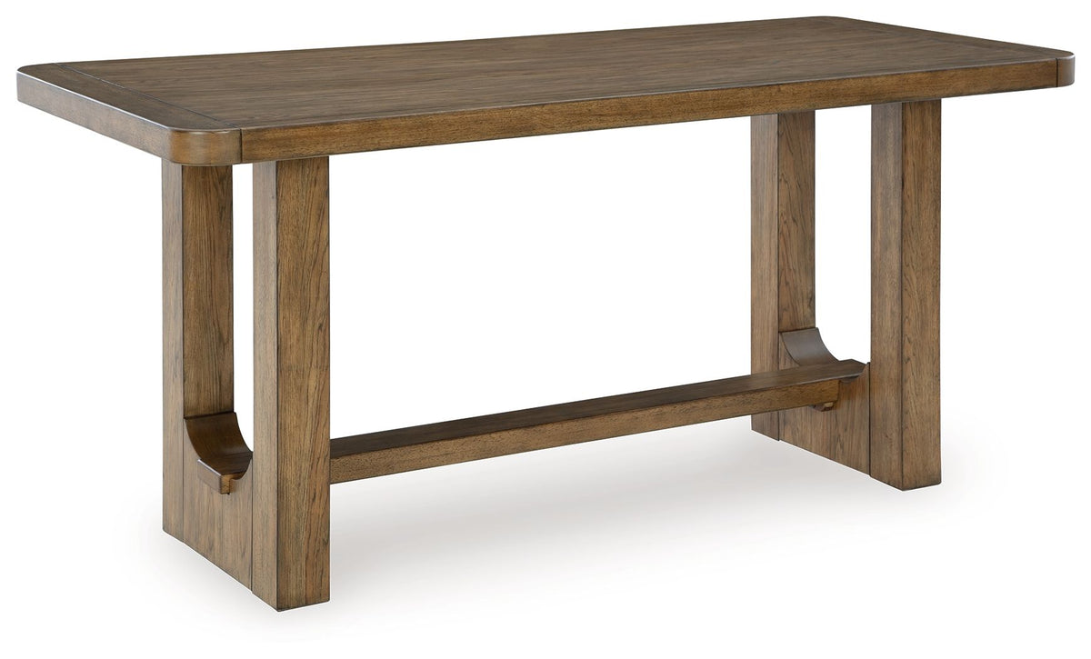 Cabalynn - Rectangular Dining Room Counter Table - Light Brown