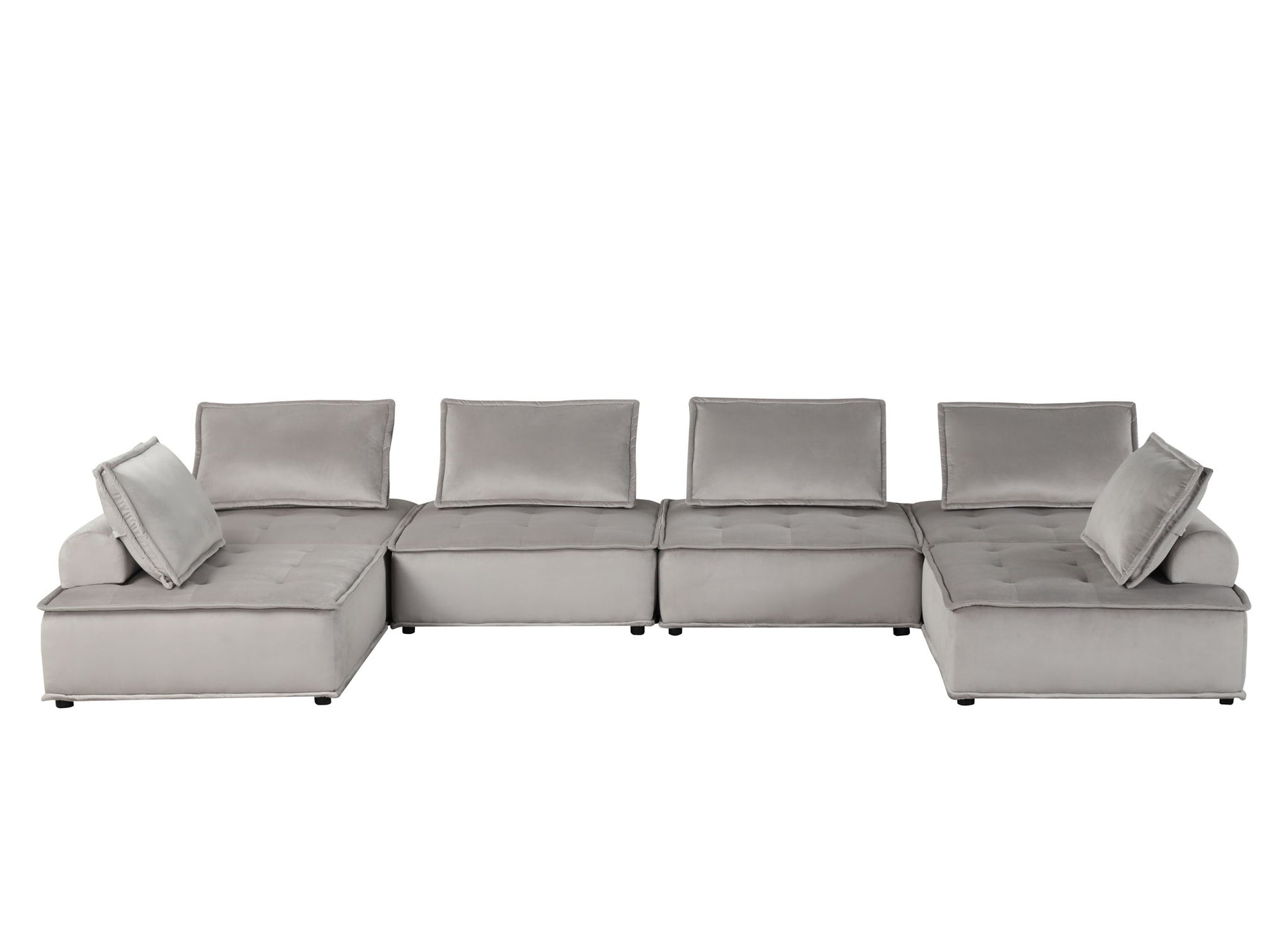 Anna - Stylish Sectional Sofa Ottoman