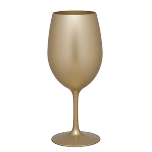 Leadingware Tritan Hammer Plastic Wine Glasses (Set of 4)