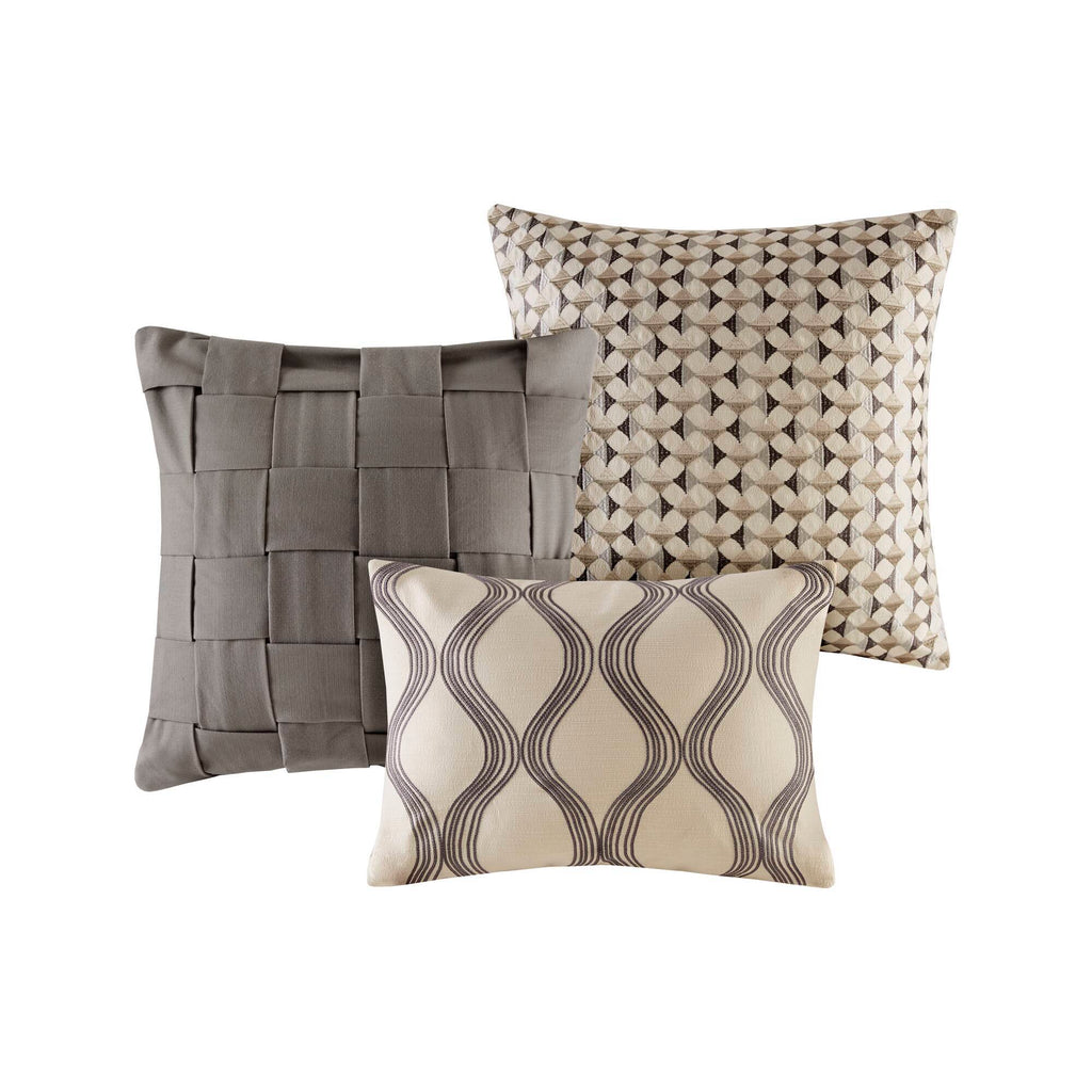 Queen Comforter Set - Gray