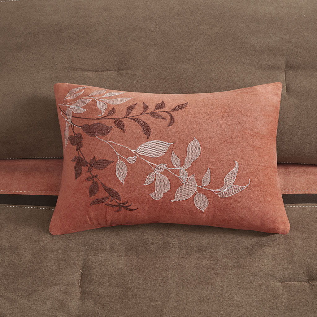 Palisades - King 7 Piece Comforter Set - Coral