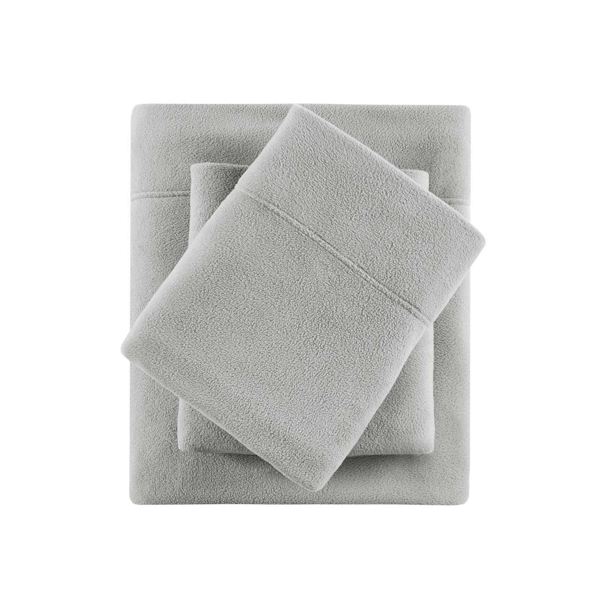 Micro Fleece - California King Sheet Set - Gray