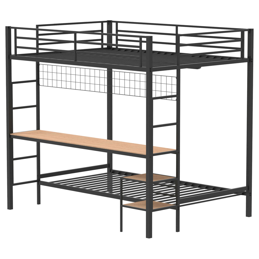 Barham - Workstation Bunk Bed With Integrated Desk