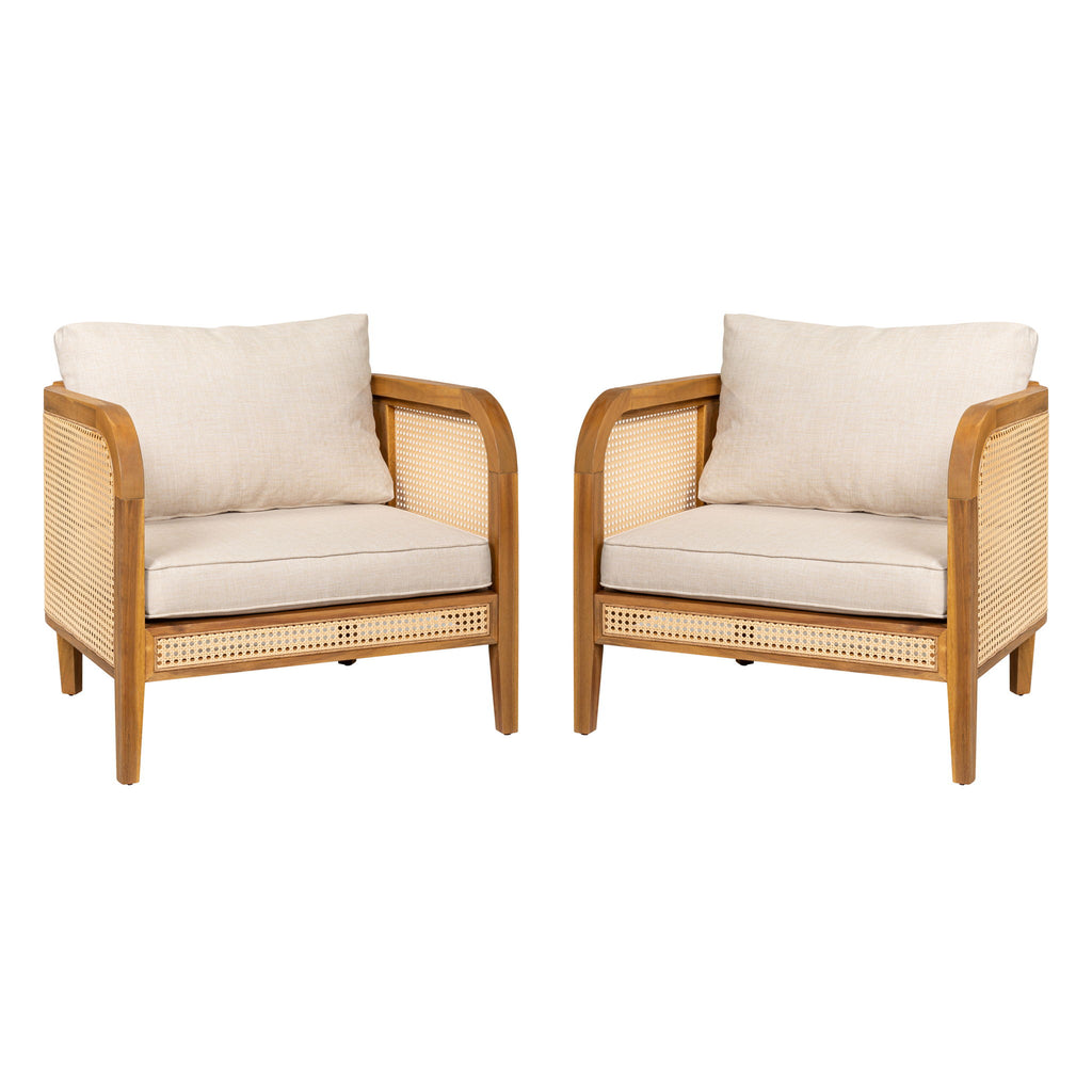 Kirkby - Bohemian Outdoor Patio Cushioned Arm Chair