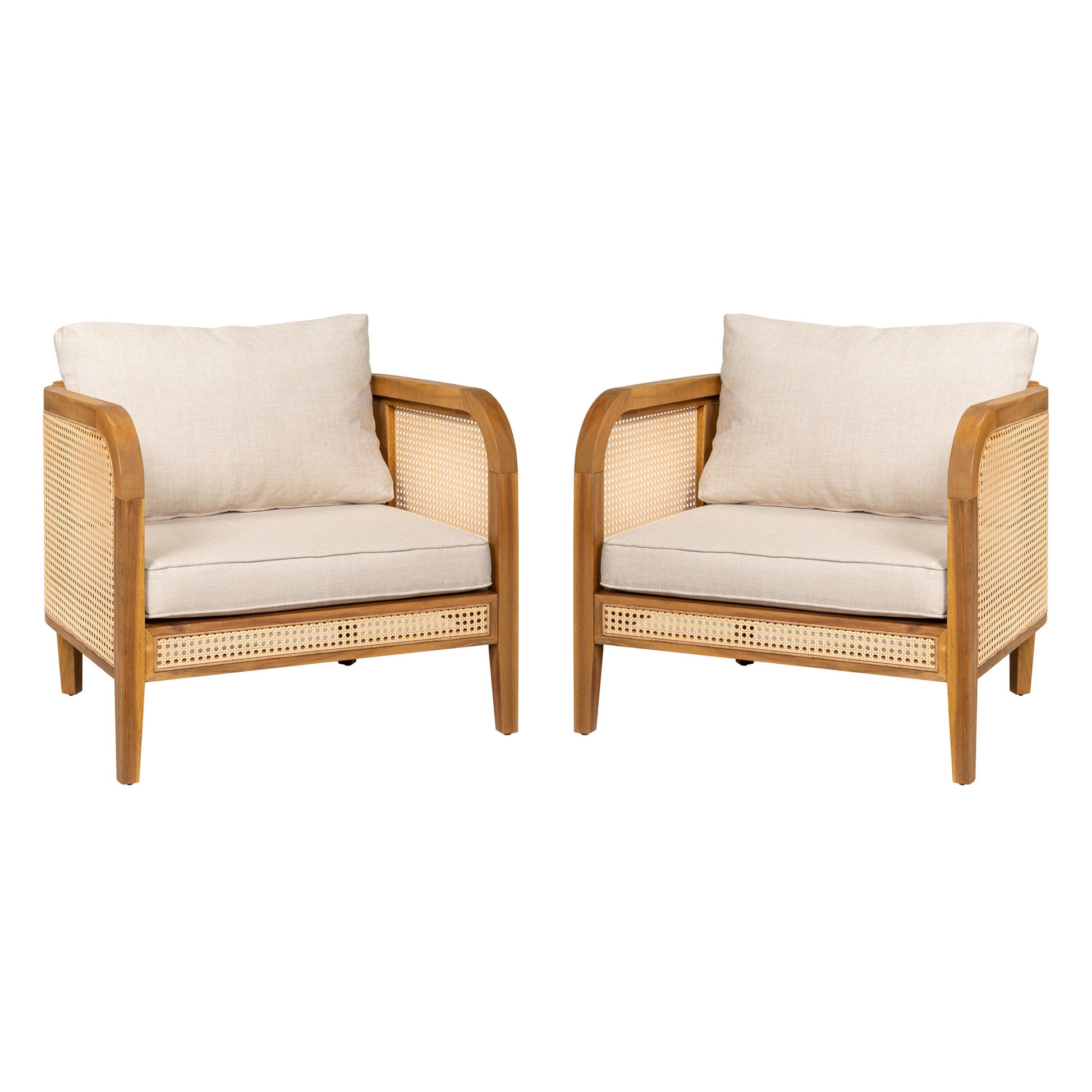 Kirkby - Bohemian Outdoor Patio Cushioned Arm Chair