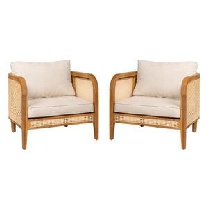Kirkby - Bohemian Outdoor Patio Cushioned Arm Chair