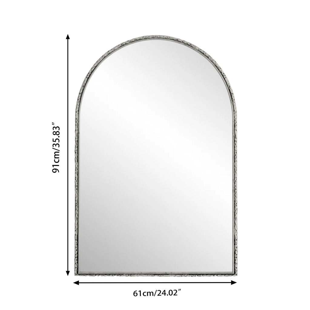 Arched Mirror With Shatterproof Glass