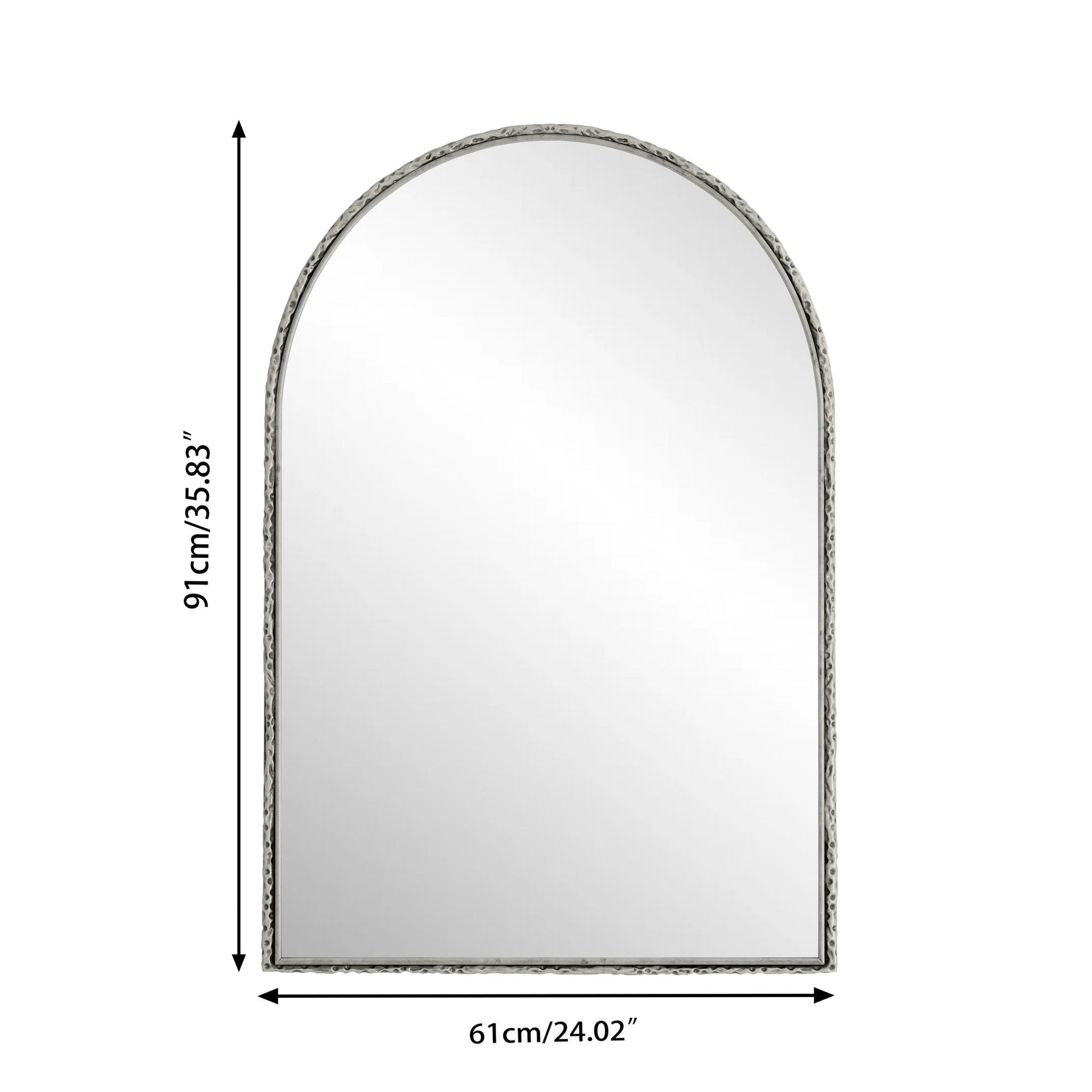 Arched Mirror With Shatterproof Glass