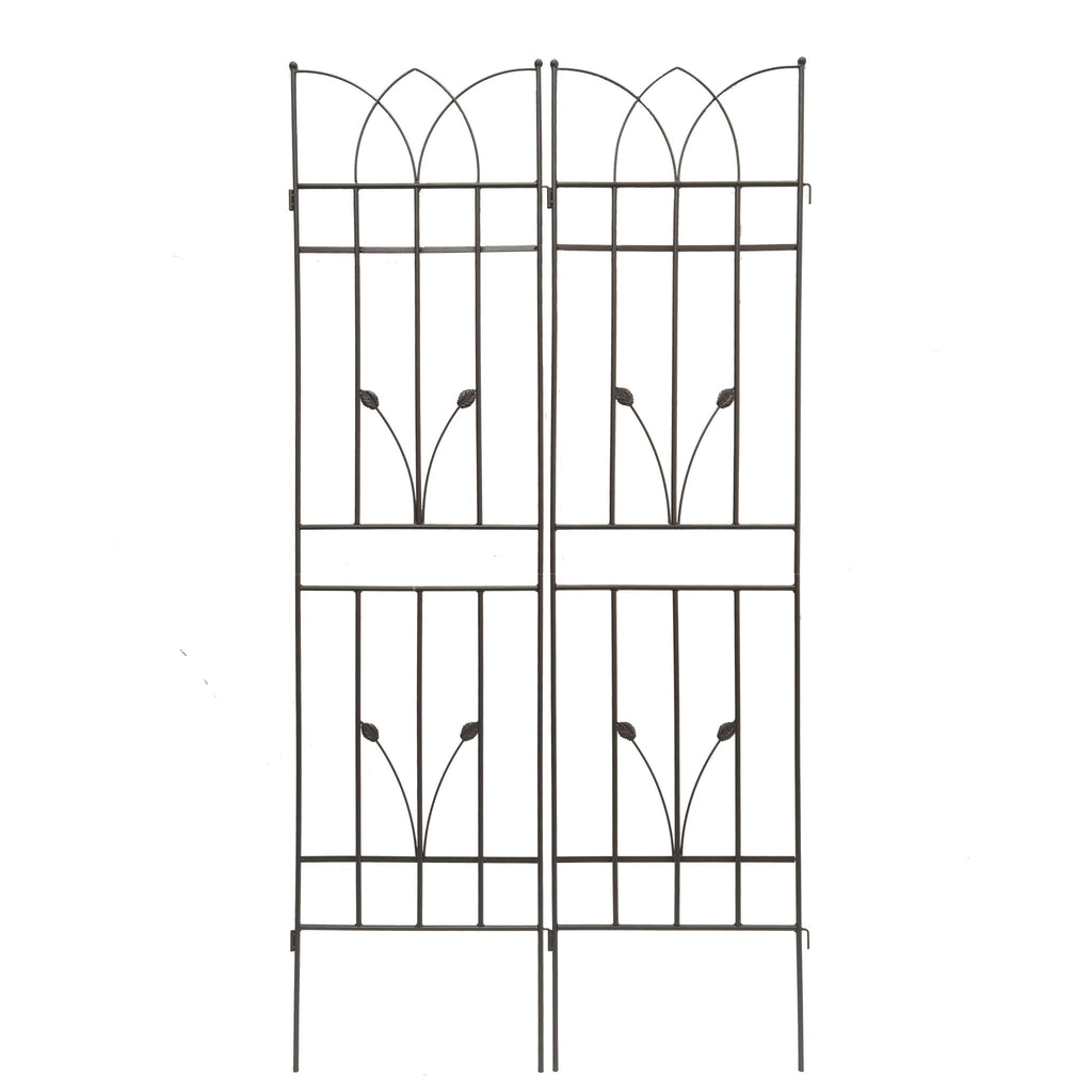 Metal Garden Trellis Rustproof For Climbing Plants Outdoor Flower Support