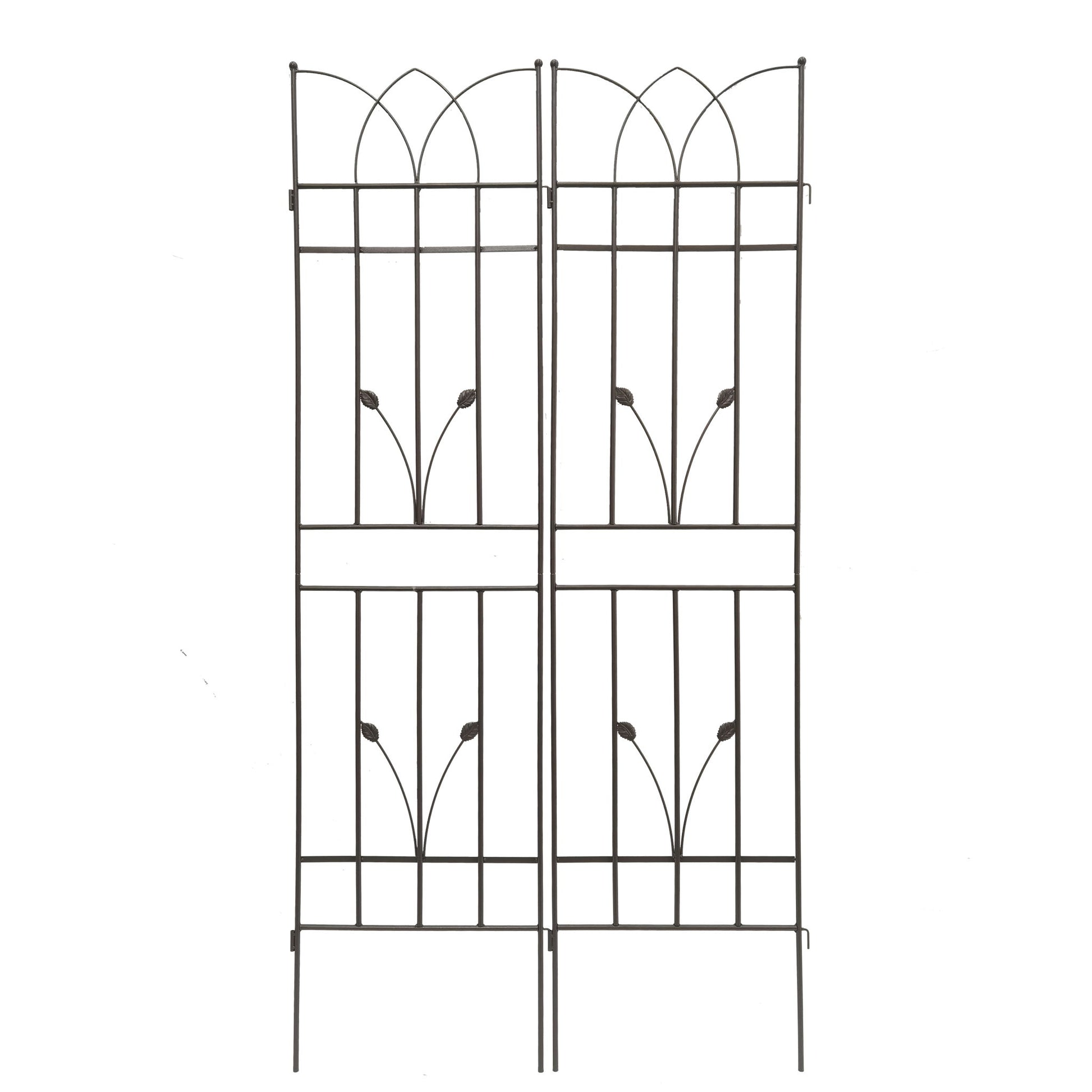 Metal Garden Trellis Rustproof For Climbing Plants Outdoor Flower Support