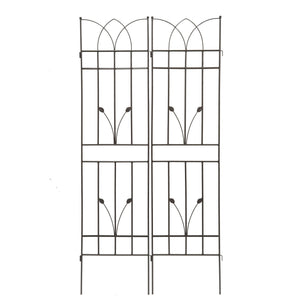 Metal Garden Trellis Rustproof For Climbing Plants Outdoor Flower Support