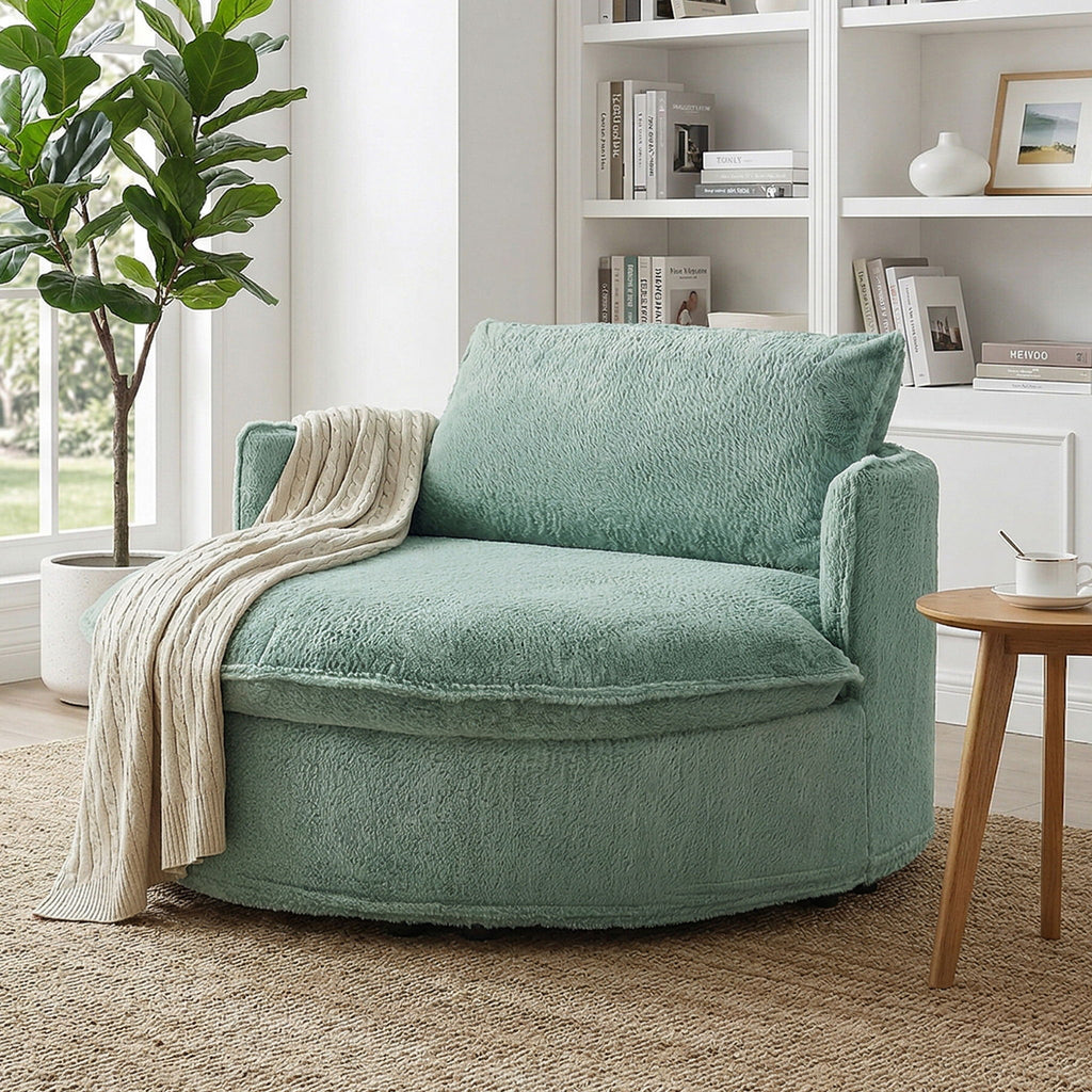 Round Lounge Sofa Chair For Living Room