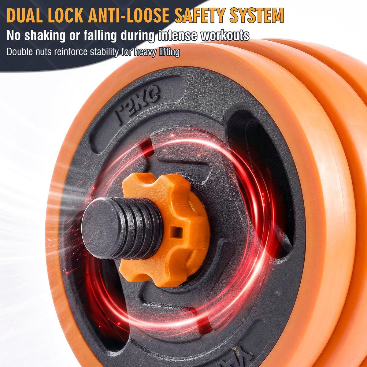 Adjustable Dumbbell Set, 4 In 1 Convertible Weights