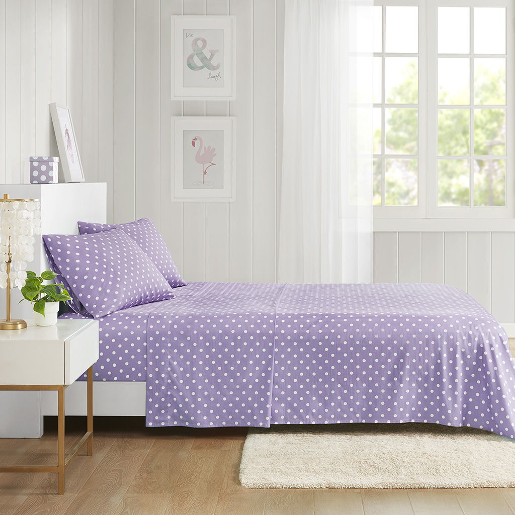 Polka Dot - Sheet Set - Purple