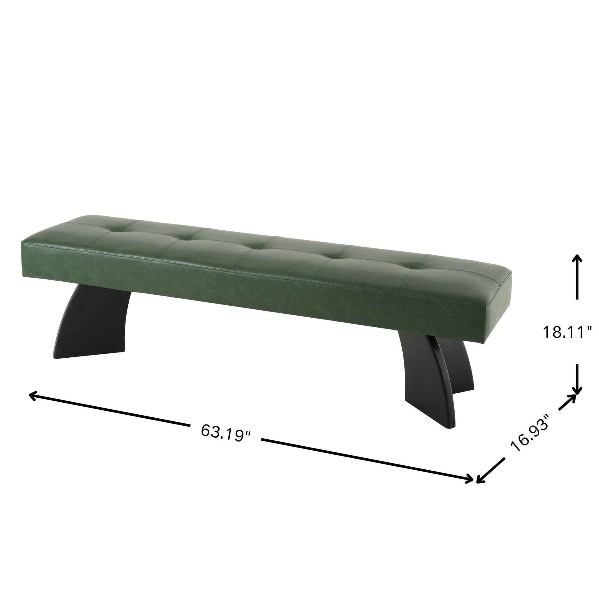 Upholstered Indoor Dining Bench For Kitchen