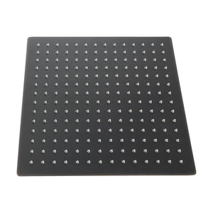 10" Square Rainfall Shower Head With Silicone Nozzle - Oil-Rubbed Bronze